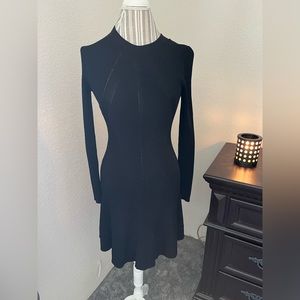 Black sweater dress